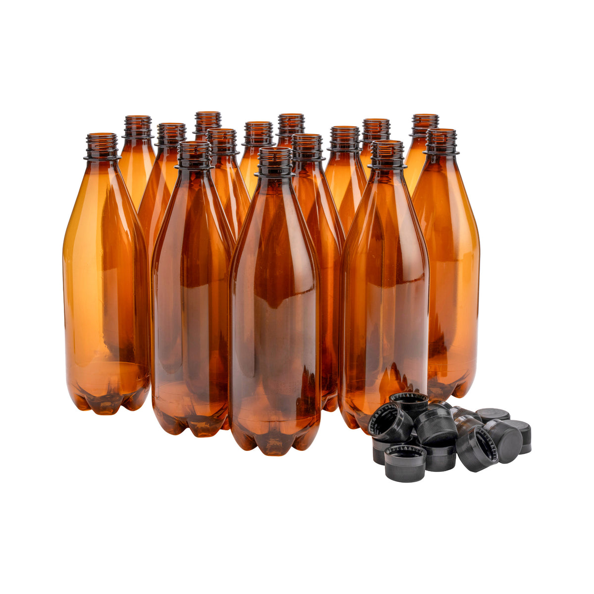 Coopers DIY Beer PET Beer Bottles and Caps (15 x 740ml)