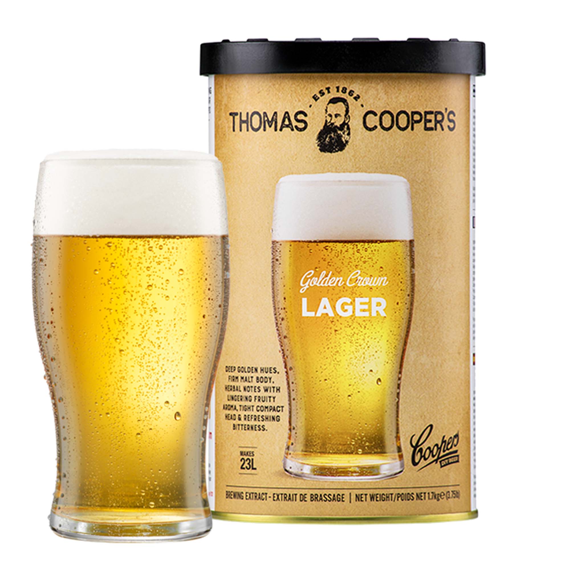 Thomas Coopers Golden Crown Lager (1.7kg)