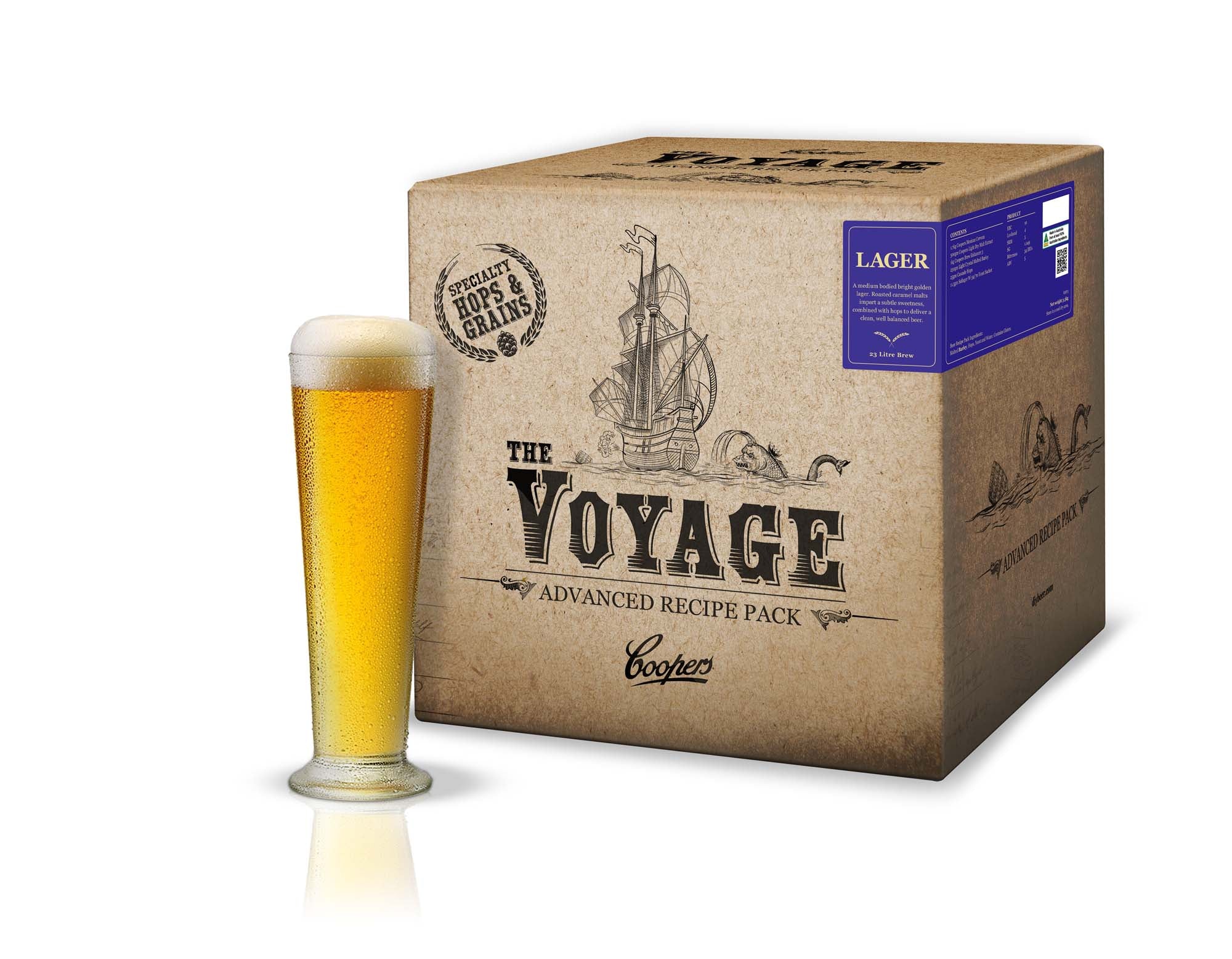 The Voyage: Lager Advanced Recipe Pack