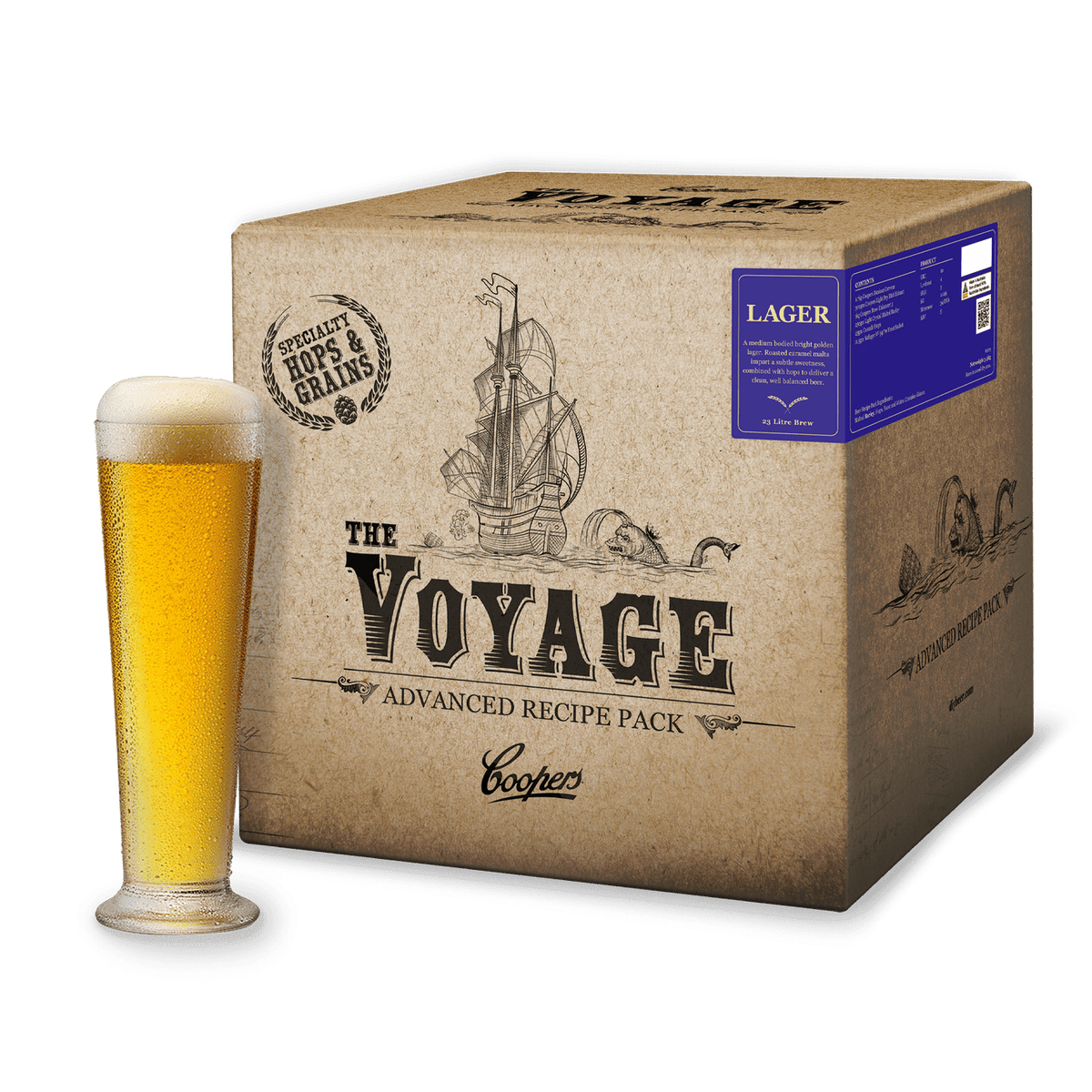 The Voyage: Lager Advanced Recipe Pack