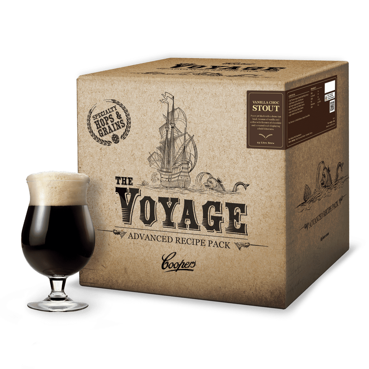 The Voyage: Vanilla Choc Stout Advanced Recipe Pack