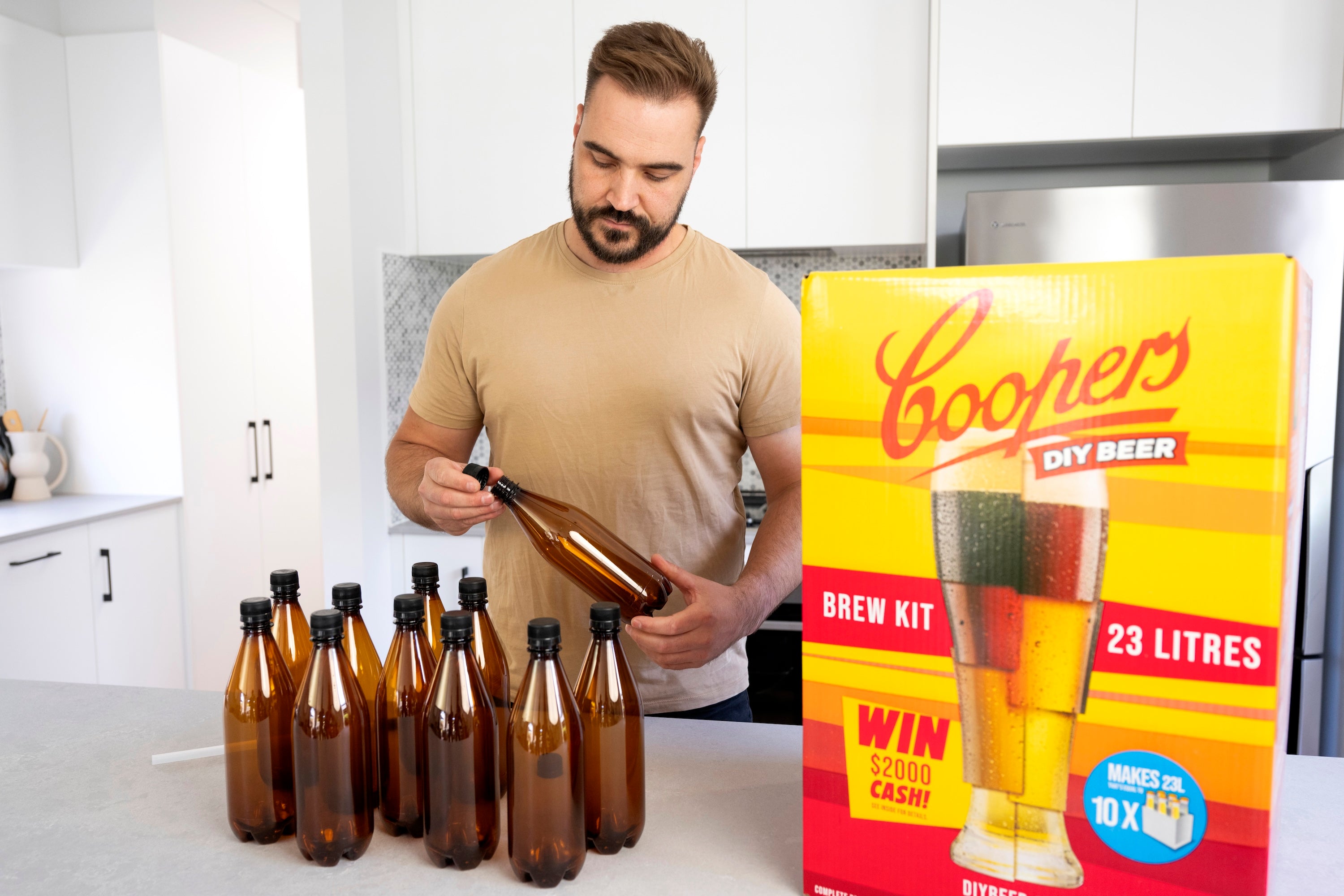 Learn how to Brew beer with a Coopers DIY Brew Kit