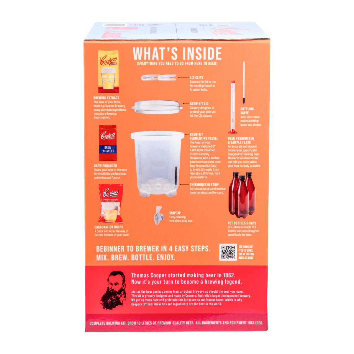 Coopers DIY Beer Small Batch Brew Kit (10L)