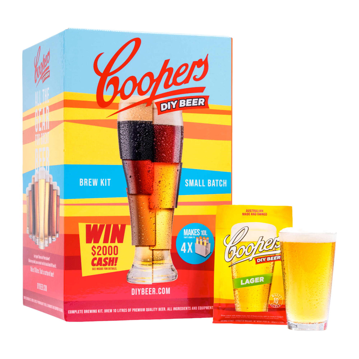 Coopers DIY Beer Small Batch Brew Kit (10L)