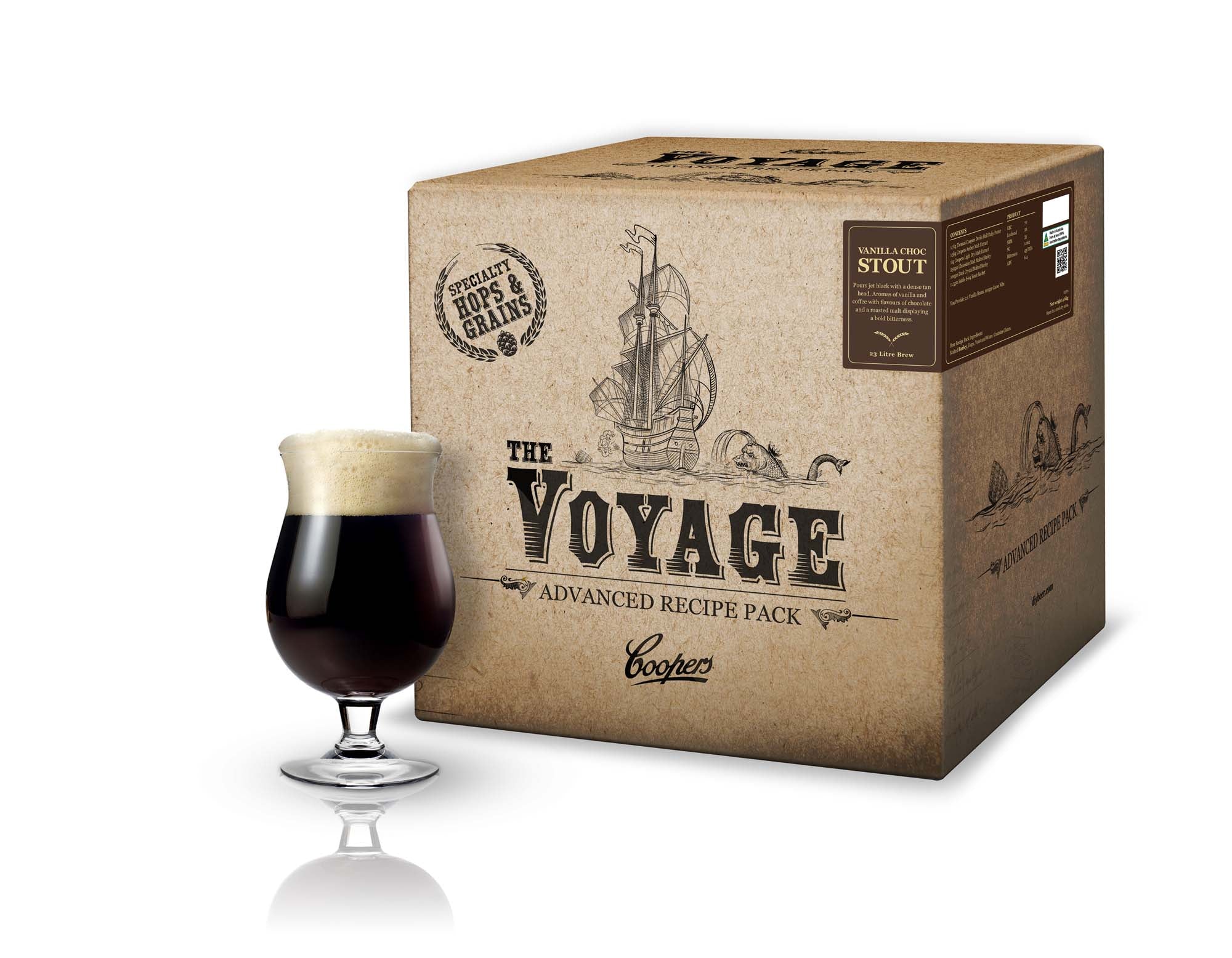 The Voyage: Vanilla Choc Stout Advanced Recipe Pack