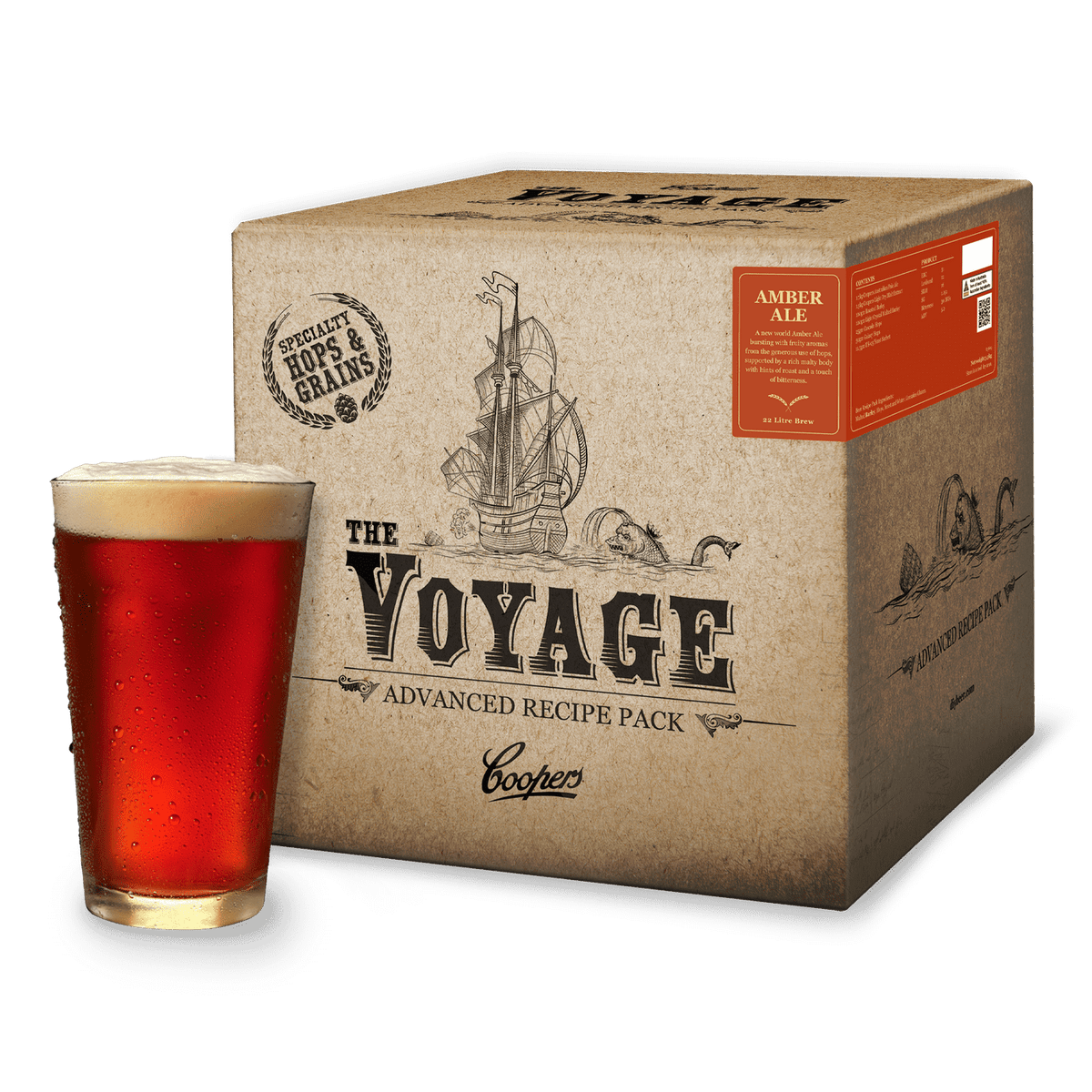 The Voyage: Amber Ale Advanced Recipe Pack